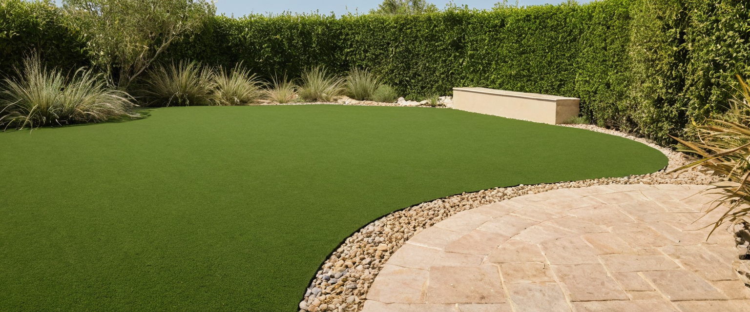 Which pile height works best for different areas of a Dubai villa garden