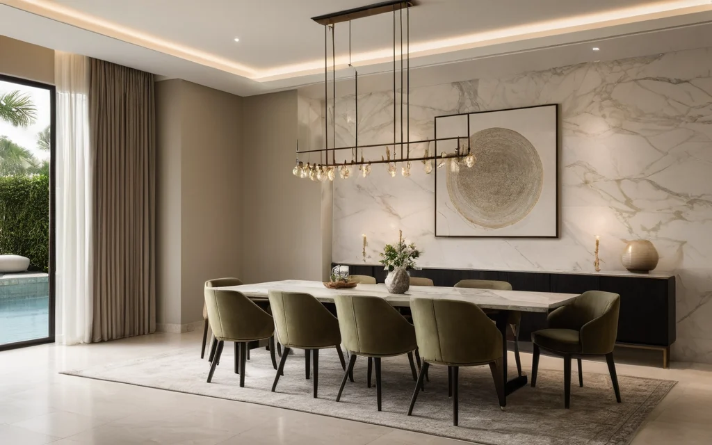 How To Create a Vibrant & Stunning Dining Room Accent Wall